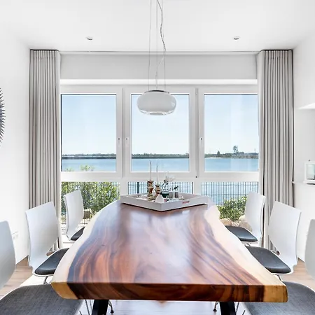 Ebbe Und Flut- Direkt Am Wasser, Hafenblick, Fahrstuhl, Sauna, Ueberdachte Terrasse Olpenitz